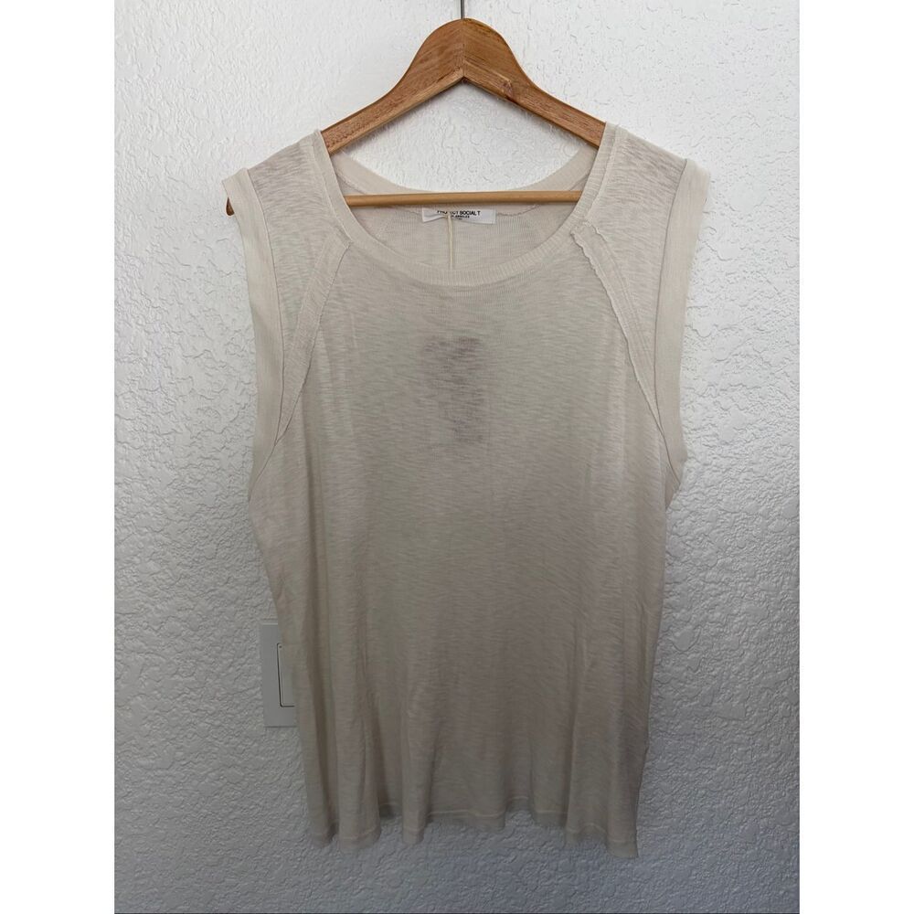 Project Social T Cherish Slub Tank in Cream Size L - Picture 3 of 12